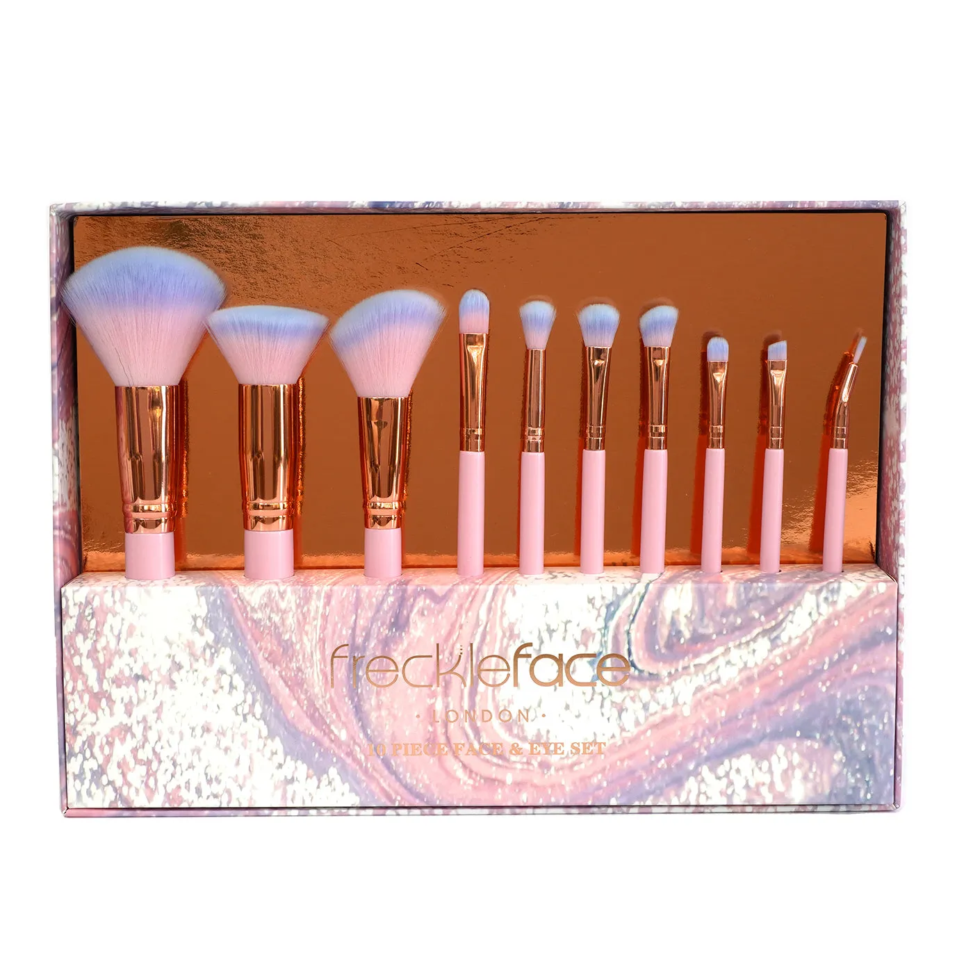 Freckle Face | 10pc Face Face & Eye Brush Set